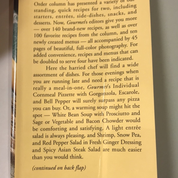 Gourmet In Short Order Cookbook - Picture 8 of 12